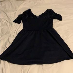 Navy blue dress